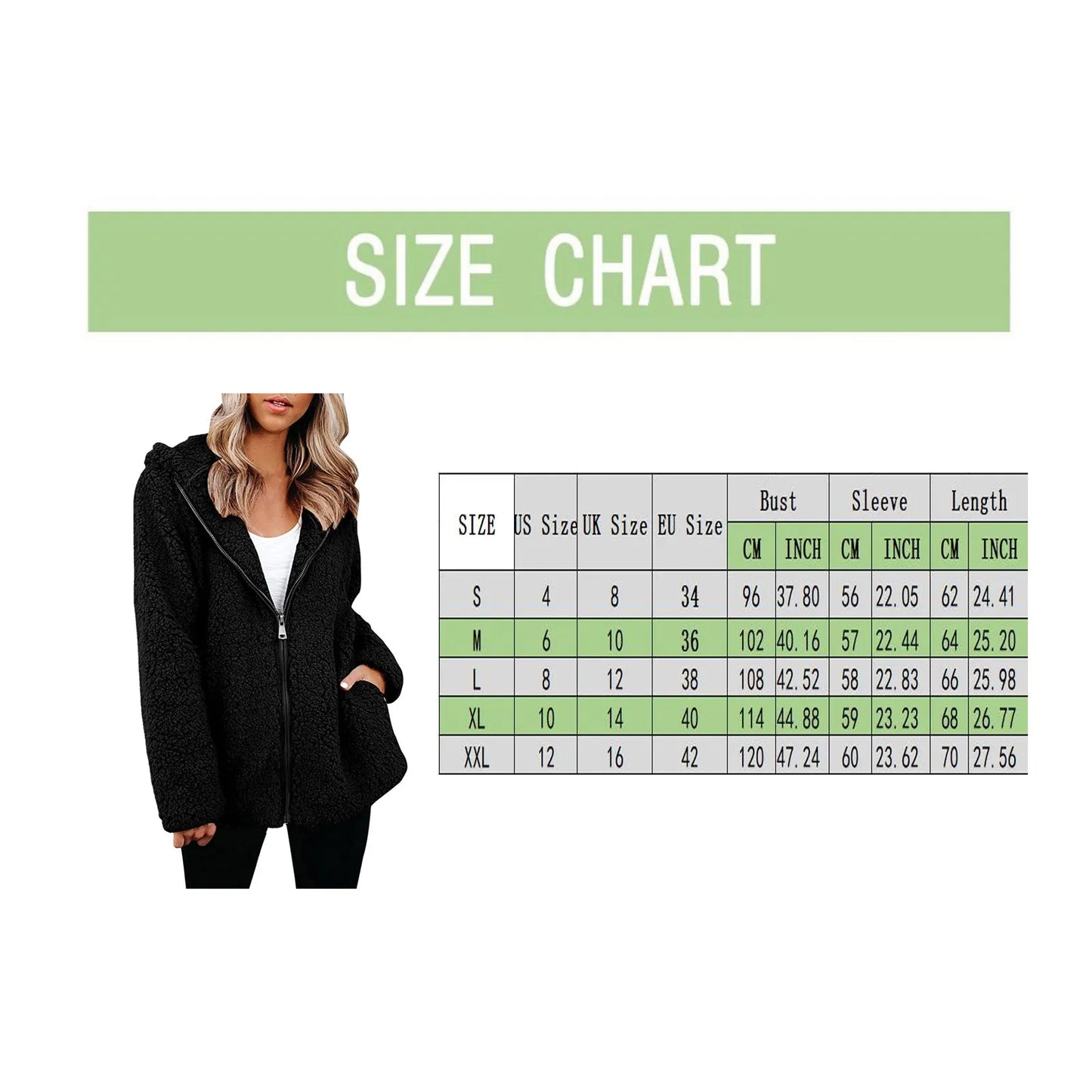 2021 Lamb Velvet Jacket Women Warm Winter Fleece Sherpa Jacket Korean Harajuku Thicken Hooded Coat Tops Zip Up Overcoat куртка