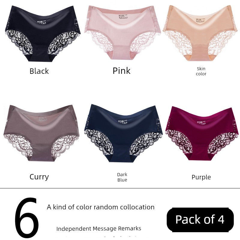 4-Pack Sexy Rayon Breathable Cotton Panties