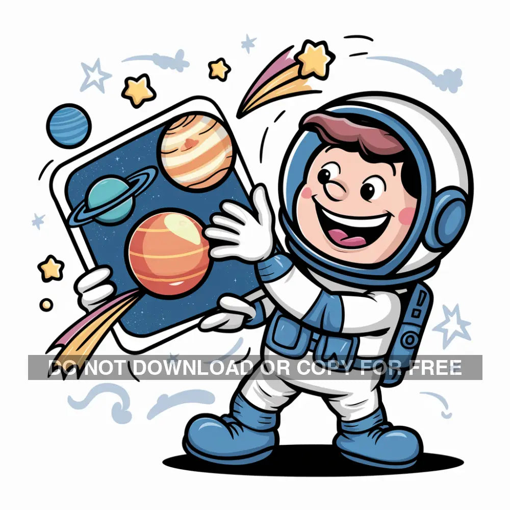 Solar system design for kids t-shirt